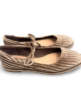 COCONUTS by Matisse Gerry Striped Mary Jane Ballet Flats Size 8